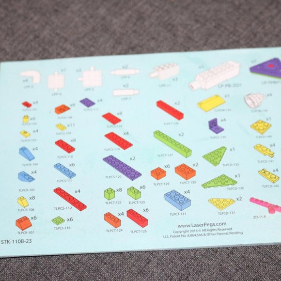 laser pegs stk-IIOb instruction booklet Manual Building toys - Picture 3 of 3